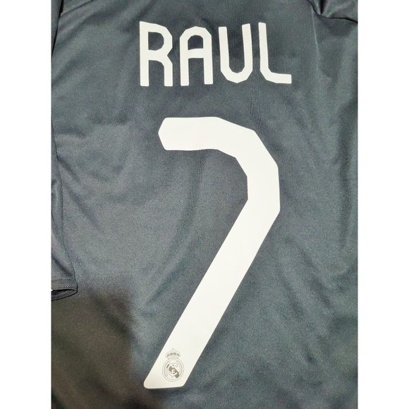Raul Real Madrid 2007 2008 UEFA Third Soccer Jersey Shirt M SKU# 697225 - Picture 4 of 10